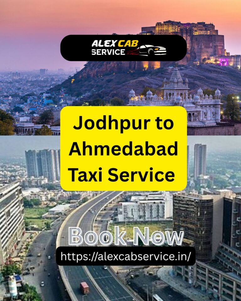 Jodhpur to Ahmedabad Cab