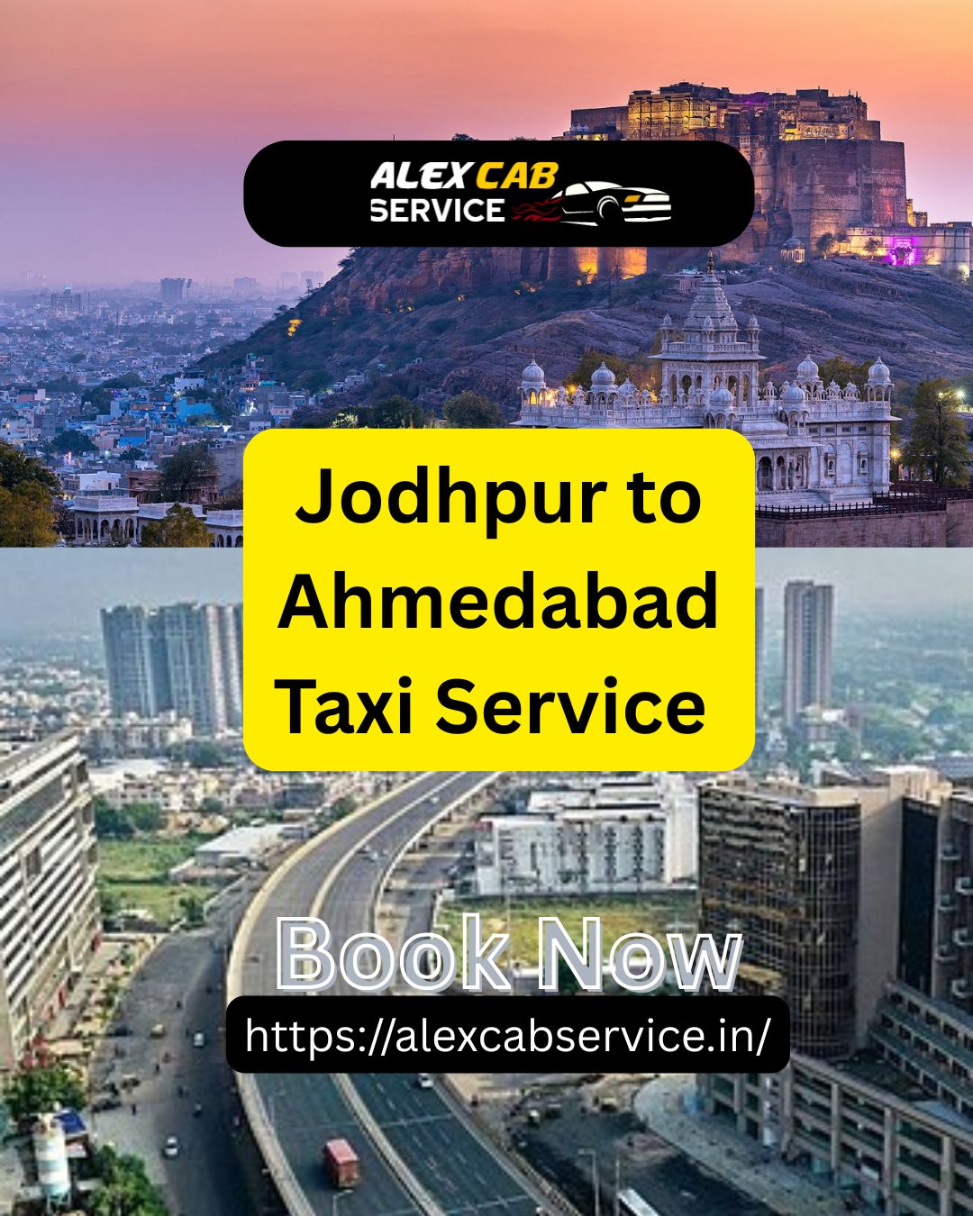 Jodhpur to Ahmedabad Cab